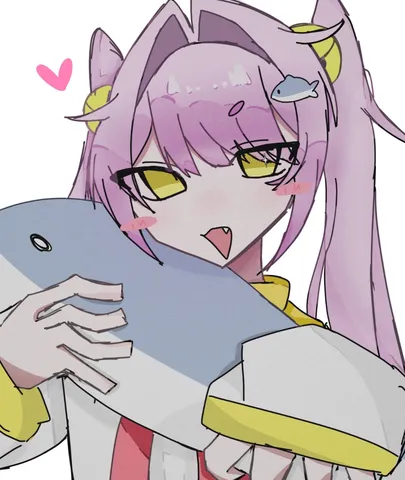 サメさんとピンクヘアー