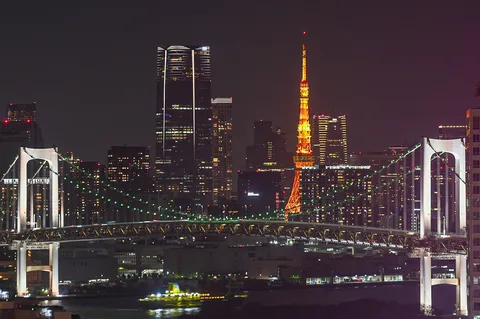 都会の夜景を彩る光の饗宴