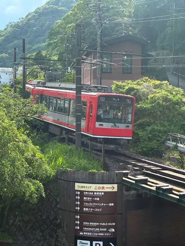 緑に包まれたローカル線
