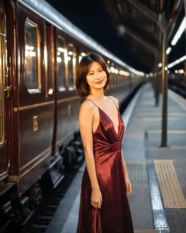夜行列車の旅、女優のような佇まい