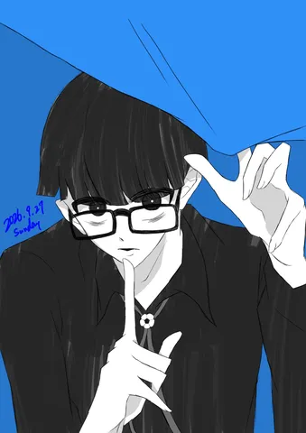 青と影が触れ合う瞬間