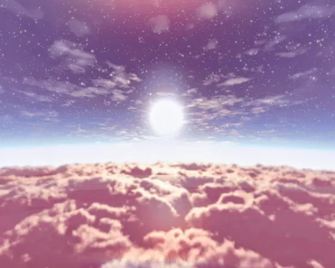 雲海の上の星空