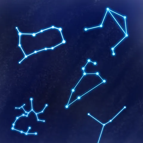 夜空の星座アート
