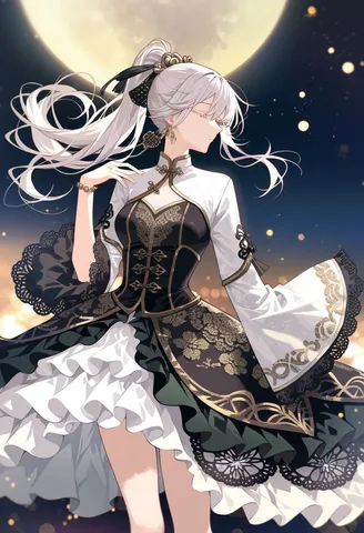 月明かりにほどける装い