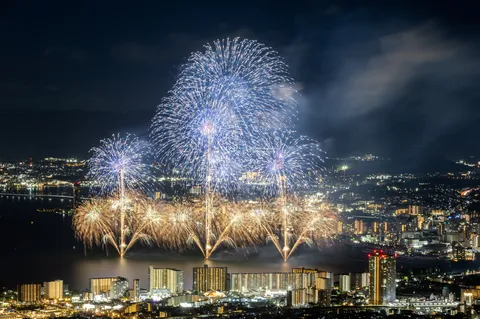 夜空に咲く光の大輪
