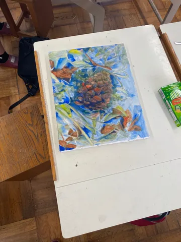 松ぼっくりの静かな休息