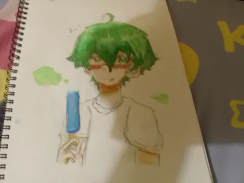 緑髪が映える夏の一枚