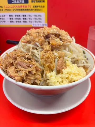 山盛りのニンニクと肉！