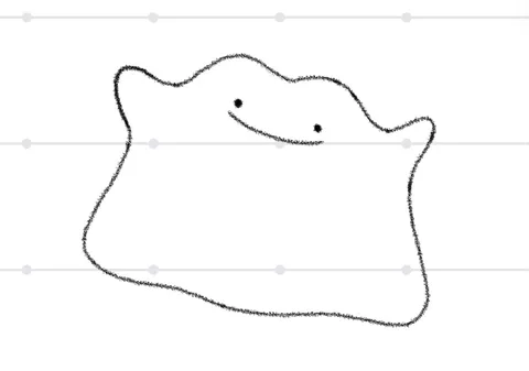 手書き風のやわらかい造形