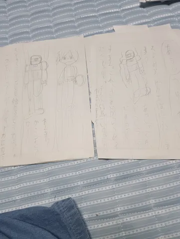 鉛筆の線が紡ぐ、物語の片鱗