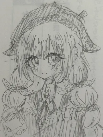 鉛筆のタッチが可愛い！