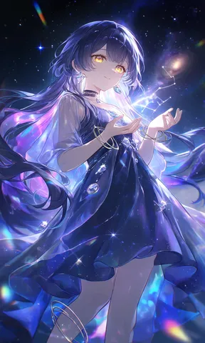 星空を両手で配るひと