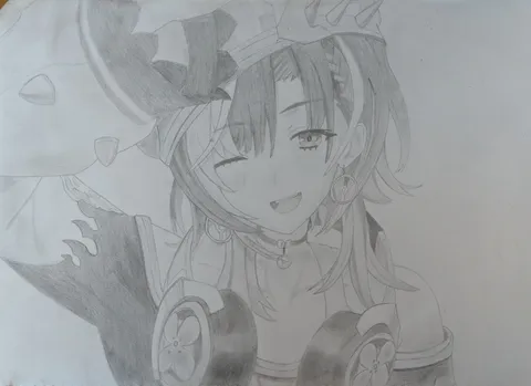 まばたきと花の仮面