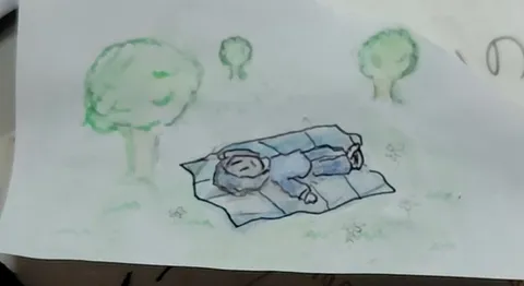 風は眠りを運ぶ昼下がり