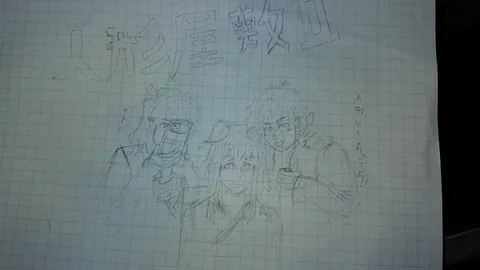 創造の線画たち