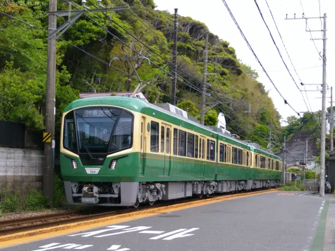 緑と黄色のコントラスト、ローカル線の風景