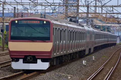 東海道線を走る列車