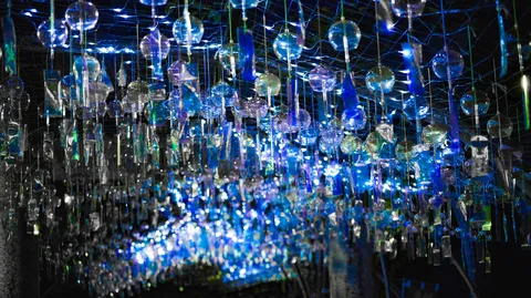 煌めく風鈴の幻想空間