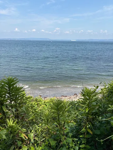 夏の海辺の静かな風景