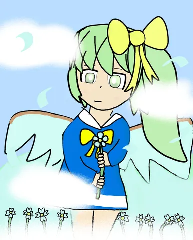 雲間から覗く天使の微笑み