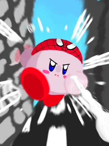 スパイダーマン Kirby！ウェブ発射！