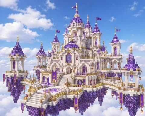 幻想的な空中宮殿