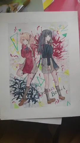 放課後の影と色彩