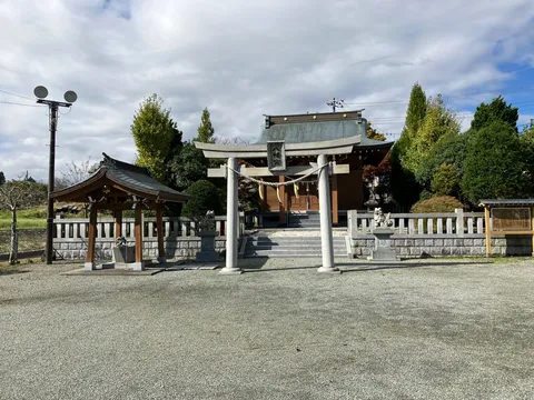 静謐なる古社、神聖なる木漏れ日