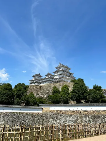 青空に映える白鷺城