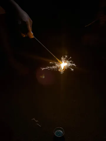 闇夜に煌く指先の閃光