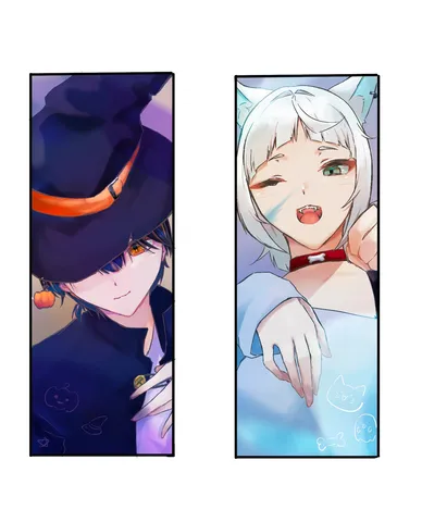 ハロウィンモチーフのスタイリッシュなイラスト