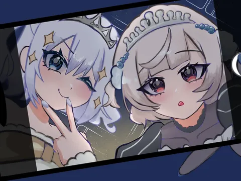 二人の甘いひととき