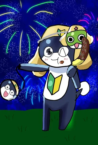花火と一緒のお祭り気分