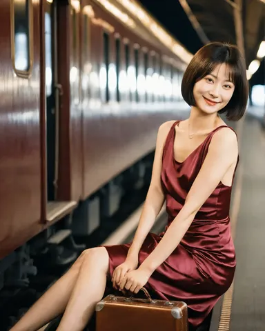 旅立ちのベルベット、プラットフォームの彼女