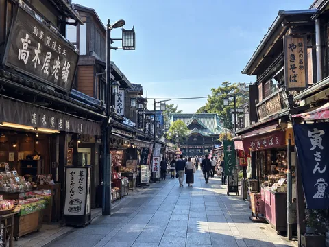 路地に流れる江戸情緒