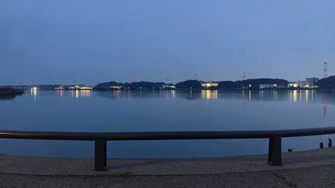 水辺の夜のささやき