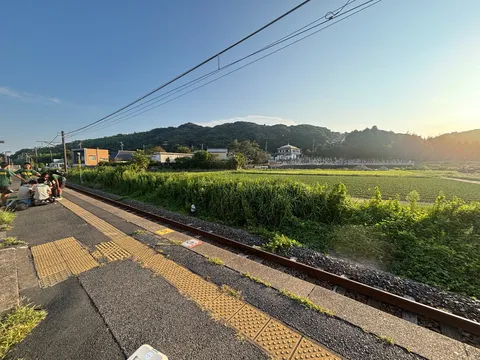 夏休みの終わりに見た田園風景