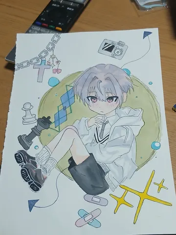 チェスとカメラと🩹男孩