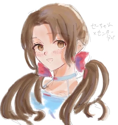ふんわりツインテールの笑顔