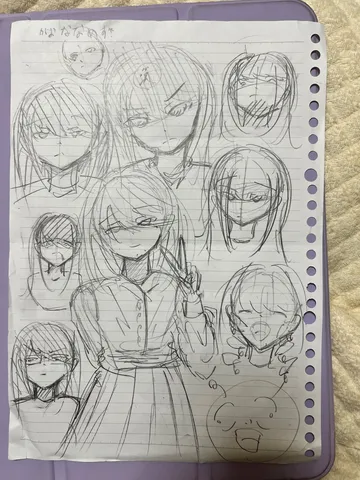 鉛筆が紡ぐ、無数の表情たち