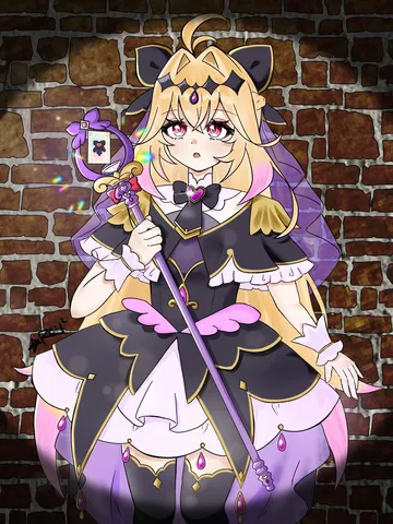 魔法少女の神秘的な瞬間