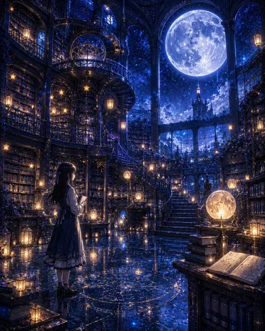 星と月の幻想図書館