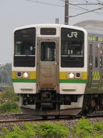 線路を往くJR車両