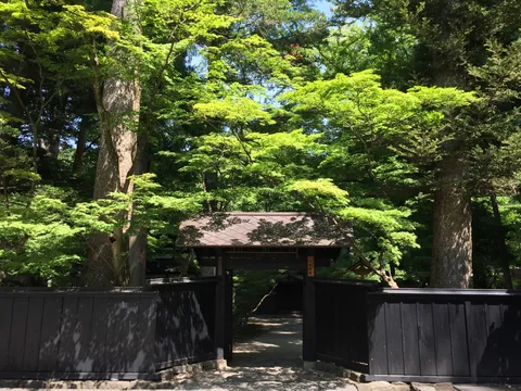 緑深き古都の門構え