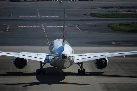飛行機のおしり、拝見！