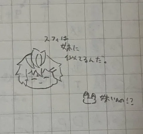 スフィは妹に似てるんだ。