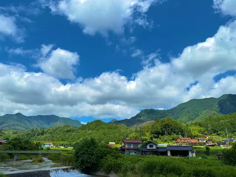 緑深き里山の静けさ