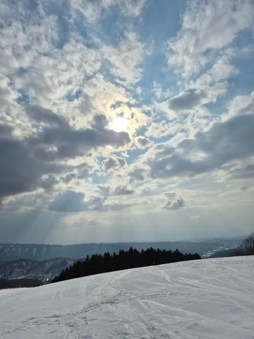 光と雪が語る景色