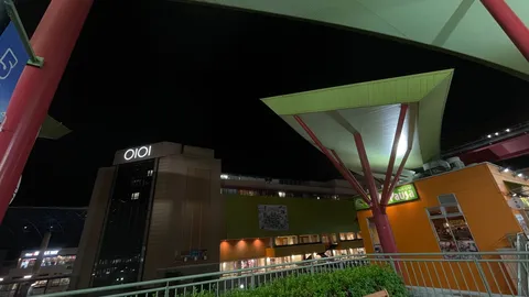 夜景に浮かぶ「ΟΙΟΙ」の光