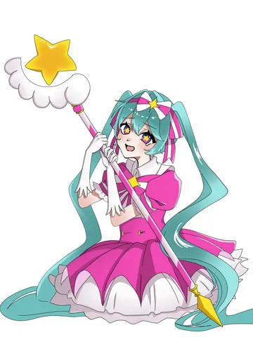 魔法少女のキラキラ応援